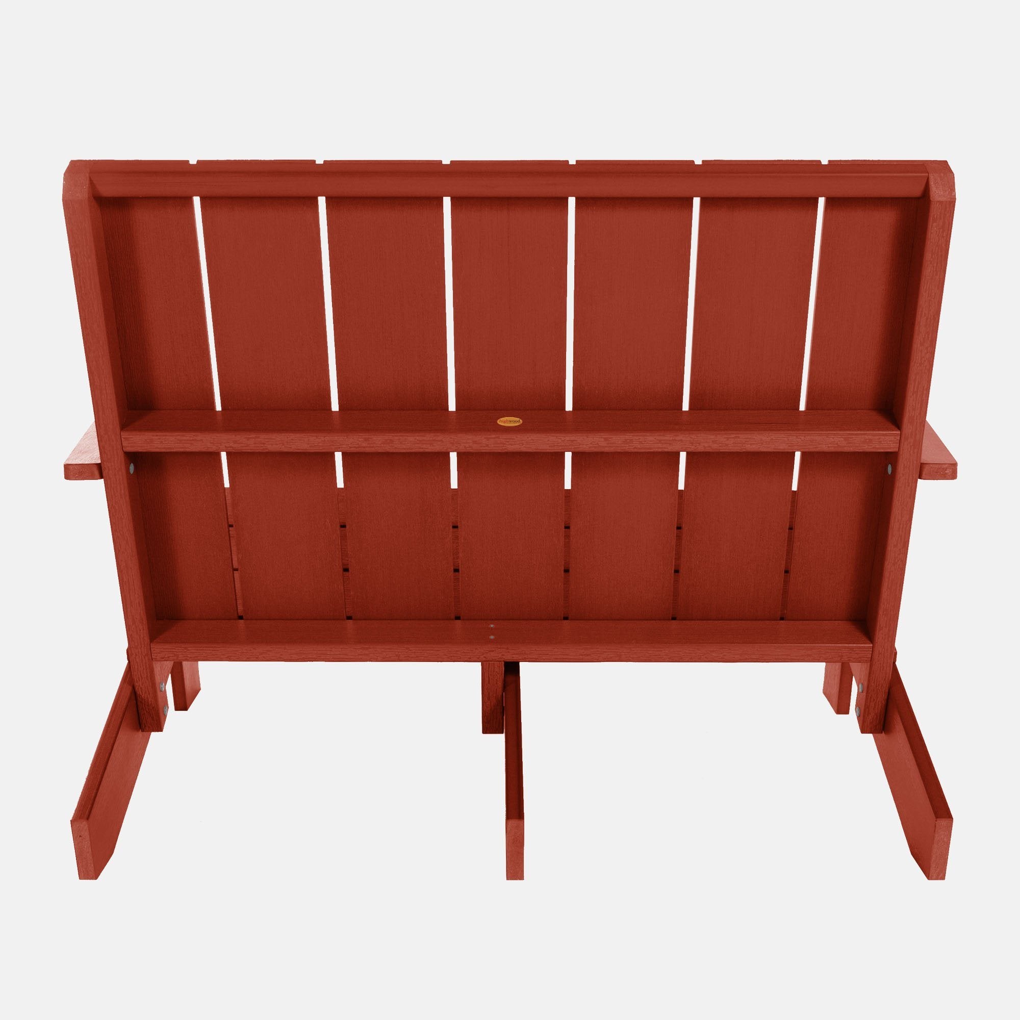 Refurbished Italica Modern Double Wide Adirondack Chair - Outdoor Patio Furniture for Garden, Poolside & Backyard Relaxation