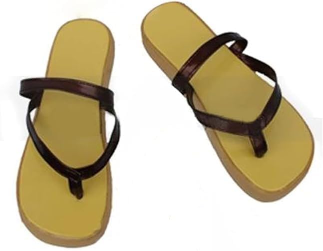 Men's Anime Cosplay Flat Slippers - Comfortable Beach Sandals for Summer, Casual Wear & Indoor Use