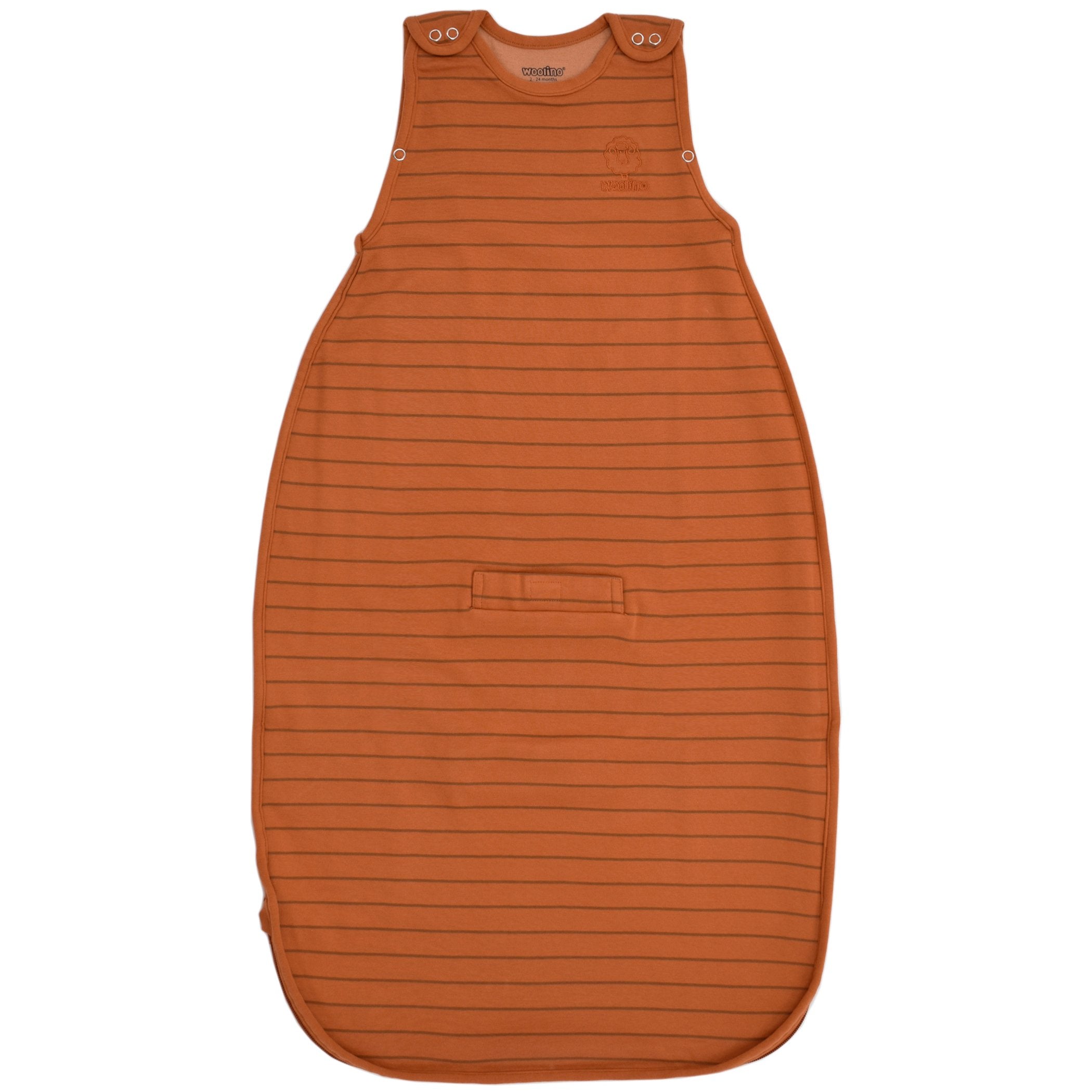 4 Season Ultimate Toddler Sleep Bag - Merino Wool & Organic Cotton for Babies 2-4 Years - Terracotta Color - Perfect for Nursery, Daycare & Travel