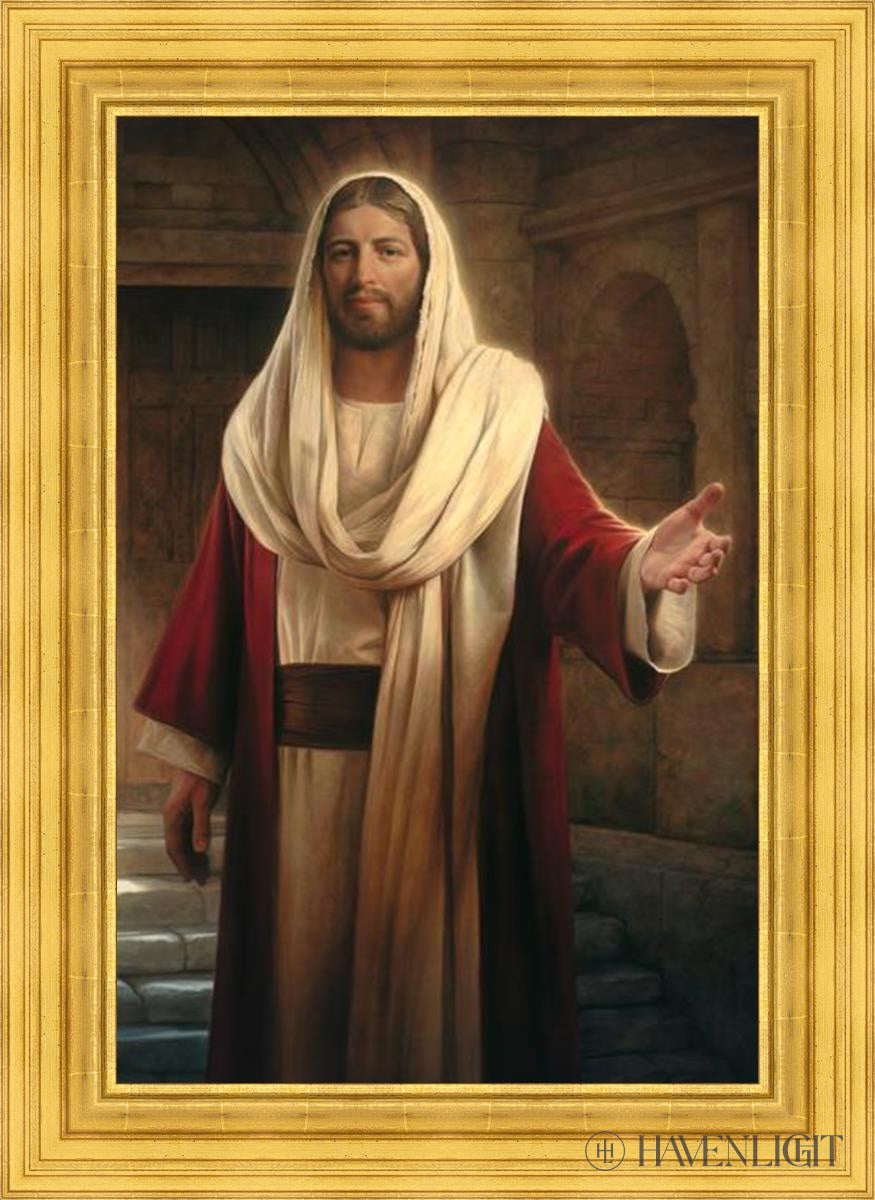 Come Follow Me by Howard Lyon - Inspirational Christian Art Print for Home, Church & Office Decor