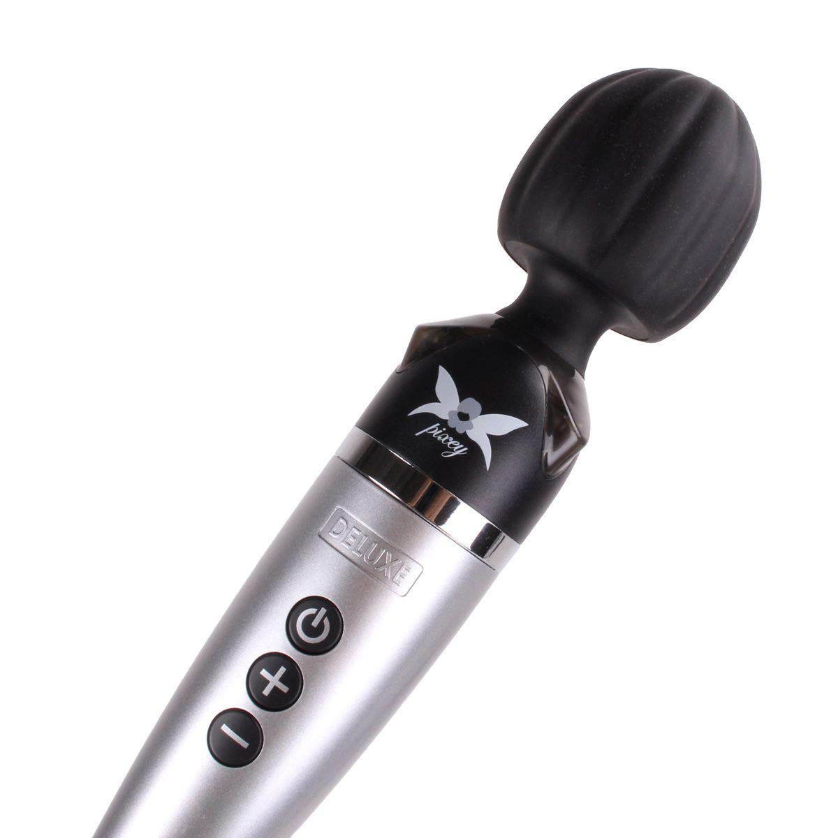 Pixey Deluxe Rechargeable Wireless Wand Massager - Portable & Waterproof for Muscle Relaxation - Perfect for Home Spa, Travel & Pain Relief Therapy