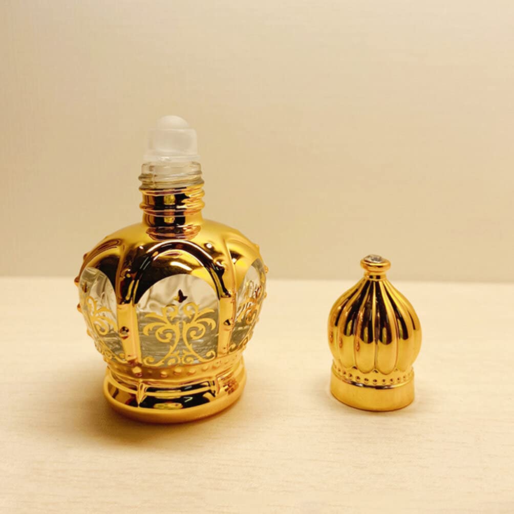 LALAFINA Essential Oil Bottles - 5ml Empty Glass Bottles with Metal Spray Top for Travel, DIY Aromatherapy & Refillable Perfume - Perfect for Home, Office, Gym & On-the-Go Use