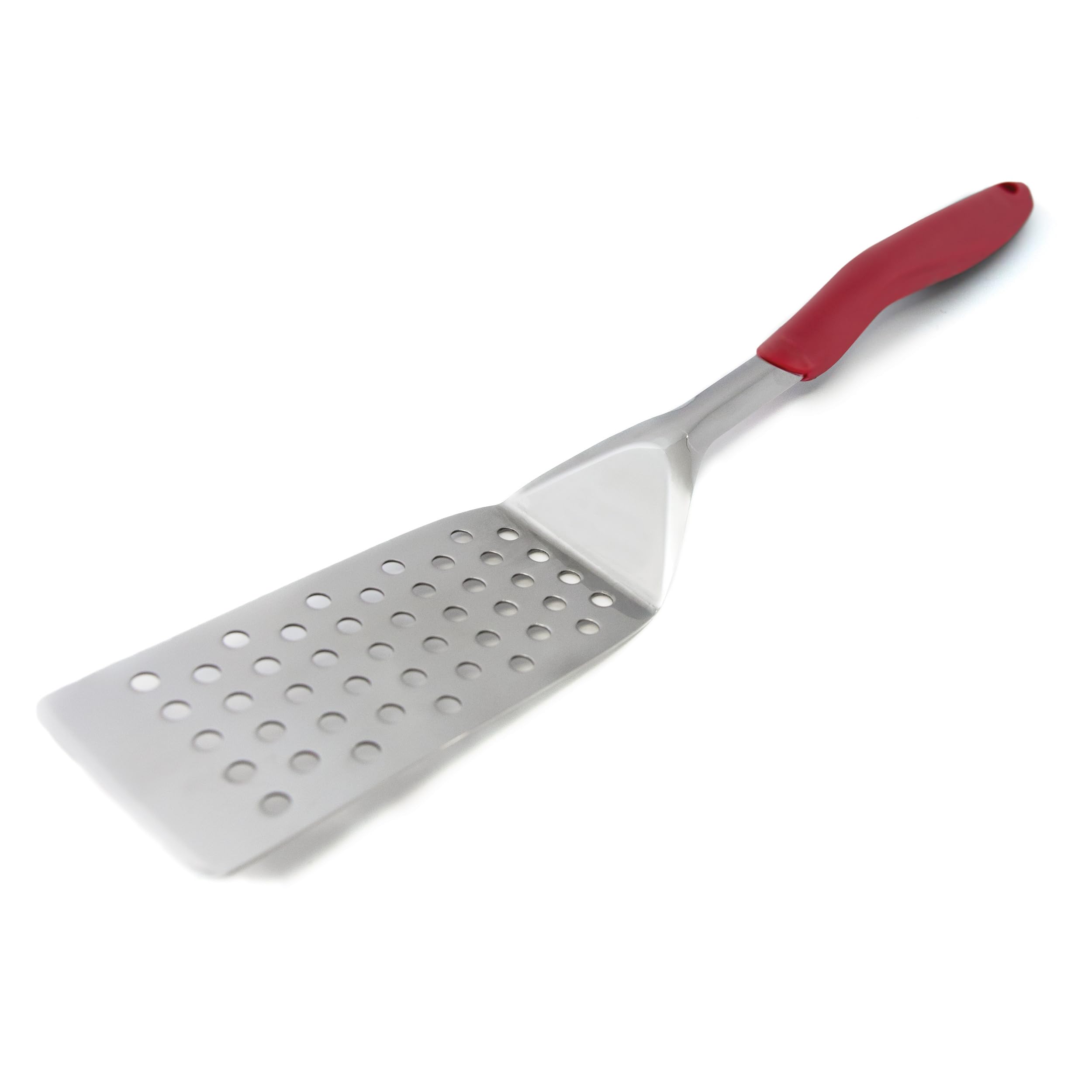 GrillPro 43109 Ergonomic Stainless Steel BBQ Grill Spatula - Perfect for Outdoor Cooking, Grilling Burgers, Steaks & Pancakes