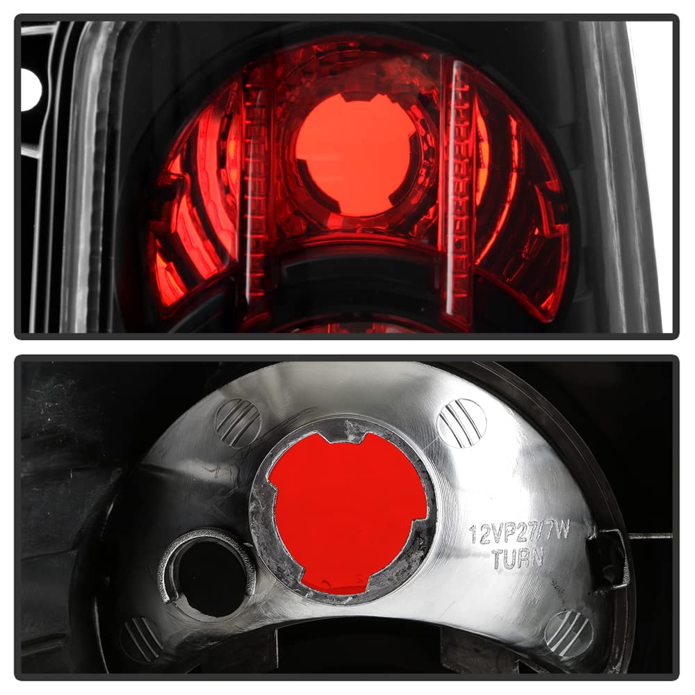 ACANII Jeep Grand Cherokee Tail Lights 1993-1998 - Pair of LED Rear Brake Lamps Replacement Assembly Set for 93-98 Models | Perfect for Off-Roading, Night Driving & Car Restoration Projects
