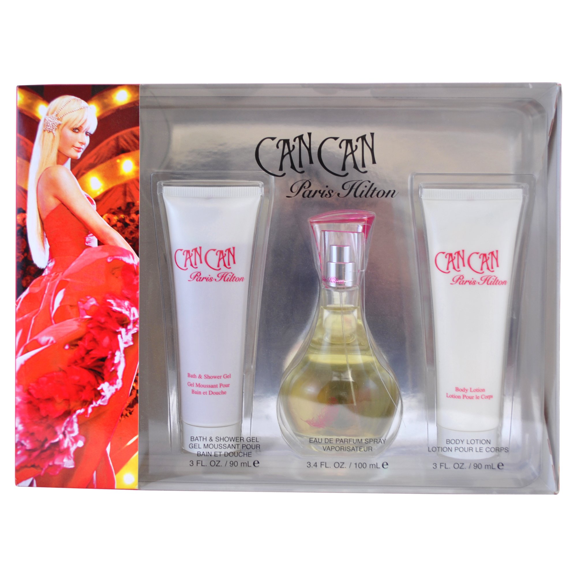 Paris Hilton Can Can Women's Perfume Gift Set - Luxurious Fragrance for Women, Perfect for Birthdays, Anniversaries & Special Occasions