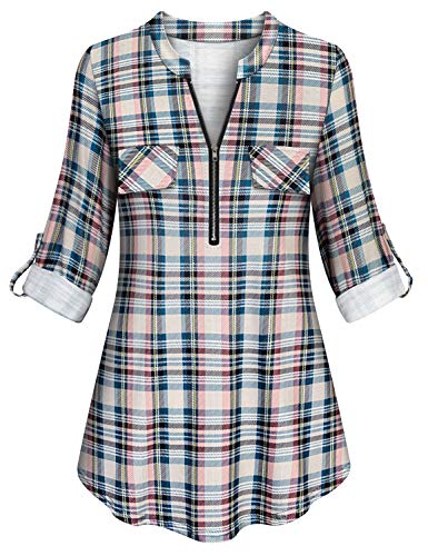 Apricot Plaid