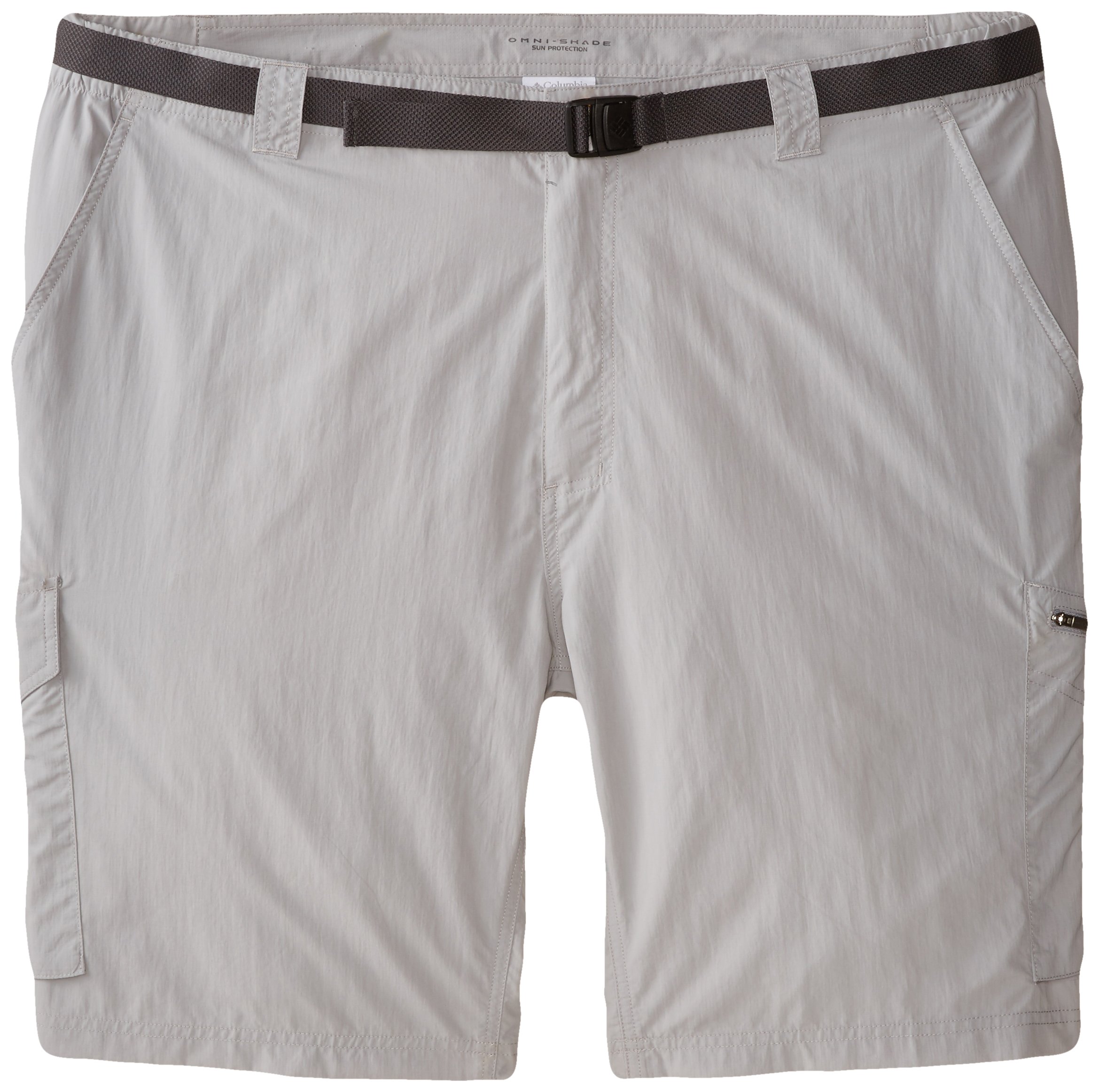 Columbia Men's Big & Tall Silver Ridge Cargo Shorts - Columbia Grey, 48x10 - Lightweight Quick-Dry Hiking & Outdoor Adventure Shorts
