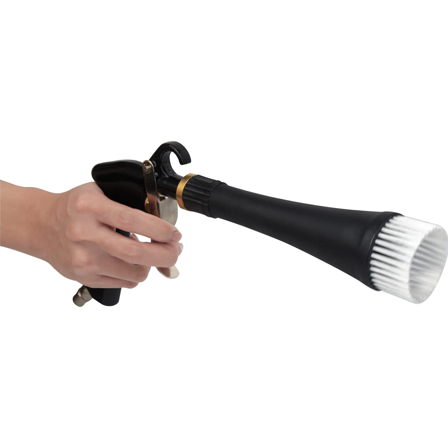 Upgraded High Pressure Car Interior Cleaning Gun with 2 Nozzle Sprayer Attachments - Air Pulse Car Wash Tool for Detailing & Dust Blowing | Perfect for Auto Detailing, Home Car Washing & Garage Maintenance