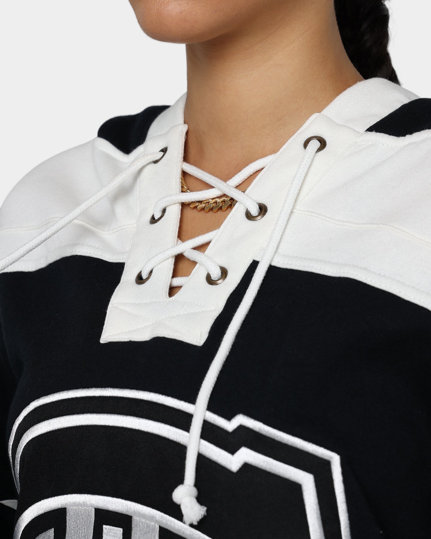 47 Brand Montreal Canadiens Superior Lacer Hoodie - Men's Premium Pullover Sweatshirt with Lace-Up Design in Jet Black - Perfect for Hockey Games, Casual Wear & Outdoor Activities