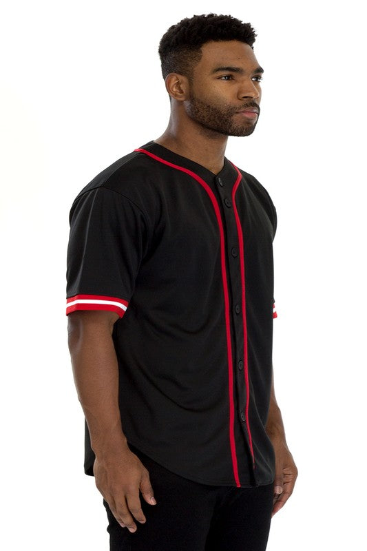 Unisex Active Sports Team Baseball Jersey - Breathable & Comfortable for Men & Women - Perfect for Baseball, Softball, and Team Sports