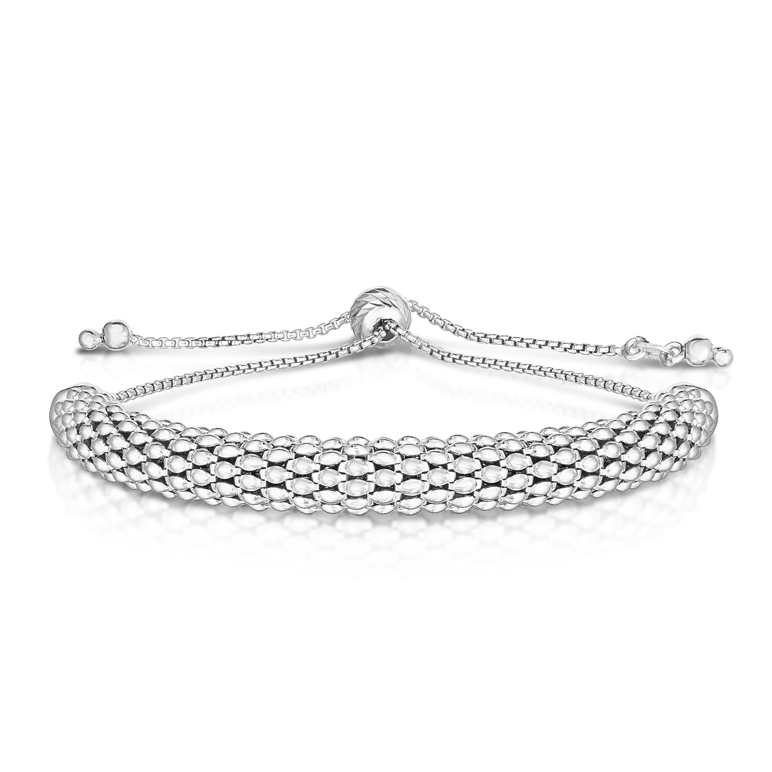 Bolo Bead Bracelet Sterling Silver - Adjustable Beaded Jewelry for Women | Perfect for Boho Style, Everyday Wear & Gift Giving