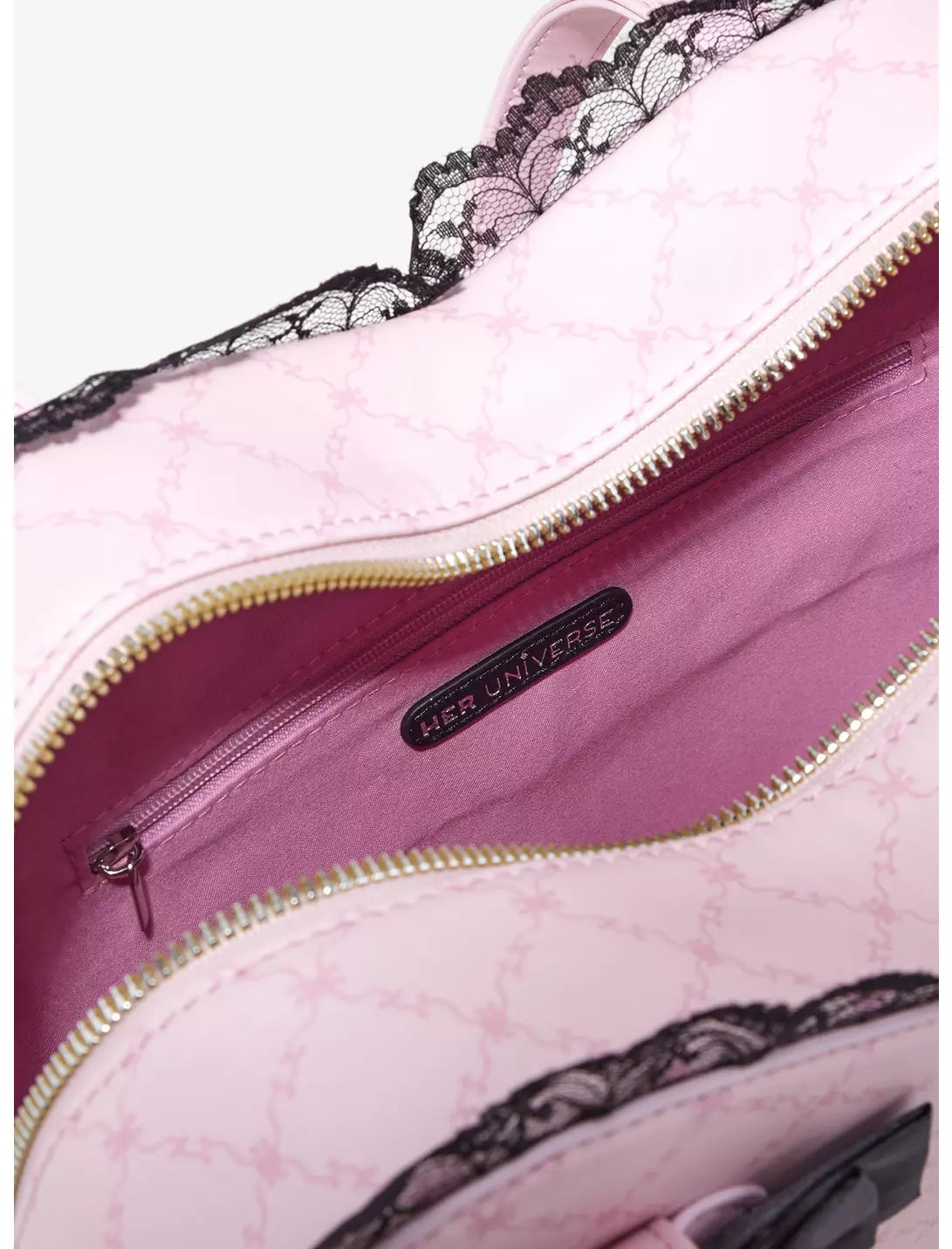 My Melody X Kuromi Lolita Style Heart-Shaped Crossbody Bag - Kawaii Anime Fashion Accessory for Cosplay, Conventions & Everyday Use