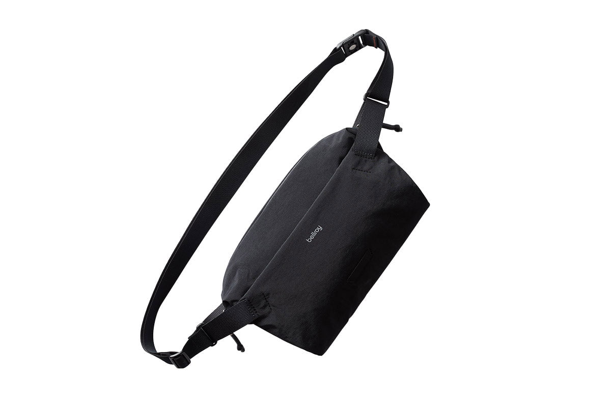 Bellroy Lite Sling - Lightweight Crossbody Bag for Men & Women | Water-Resistant Travel Sling Pack | Perfect for Hiking, Commuting & Everyday Carry (Black)