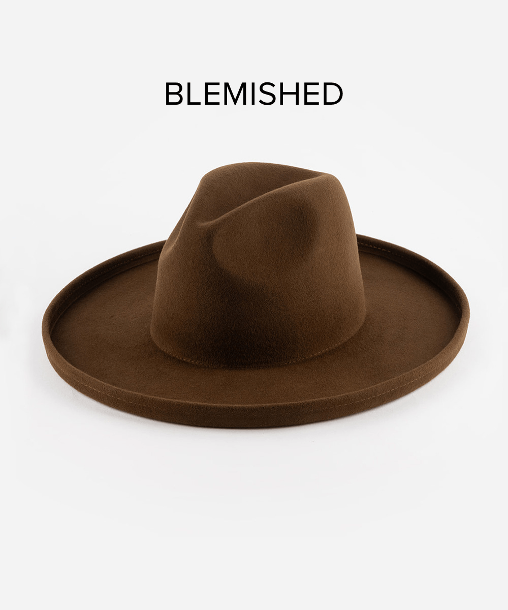 Maude Pencil Brim Fedora Hat in Chocolate Brown - Vintage Style Women's Sun Hat for Beach, Wedding & Outdoor Activities