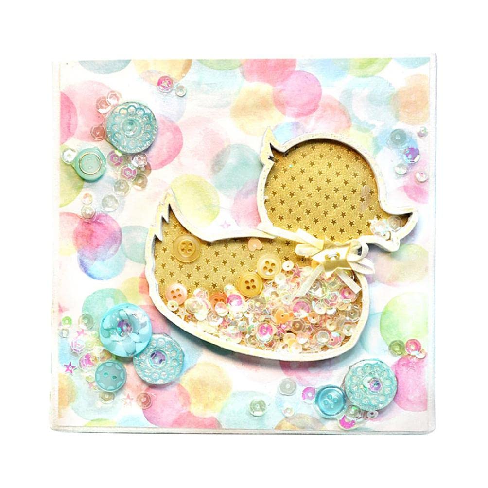 Duck Shaker Metal Cutting Dies for DIY Scrapbooking & Card Making - Embossing Stencil Templates for Craft Projects | Perfect for Greeting Cards, Home Decor, and Party Invitations