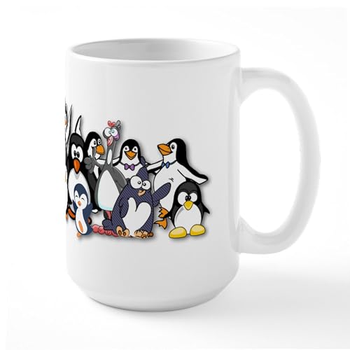 White - Penguins Mugs