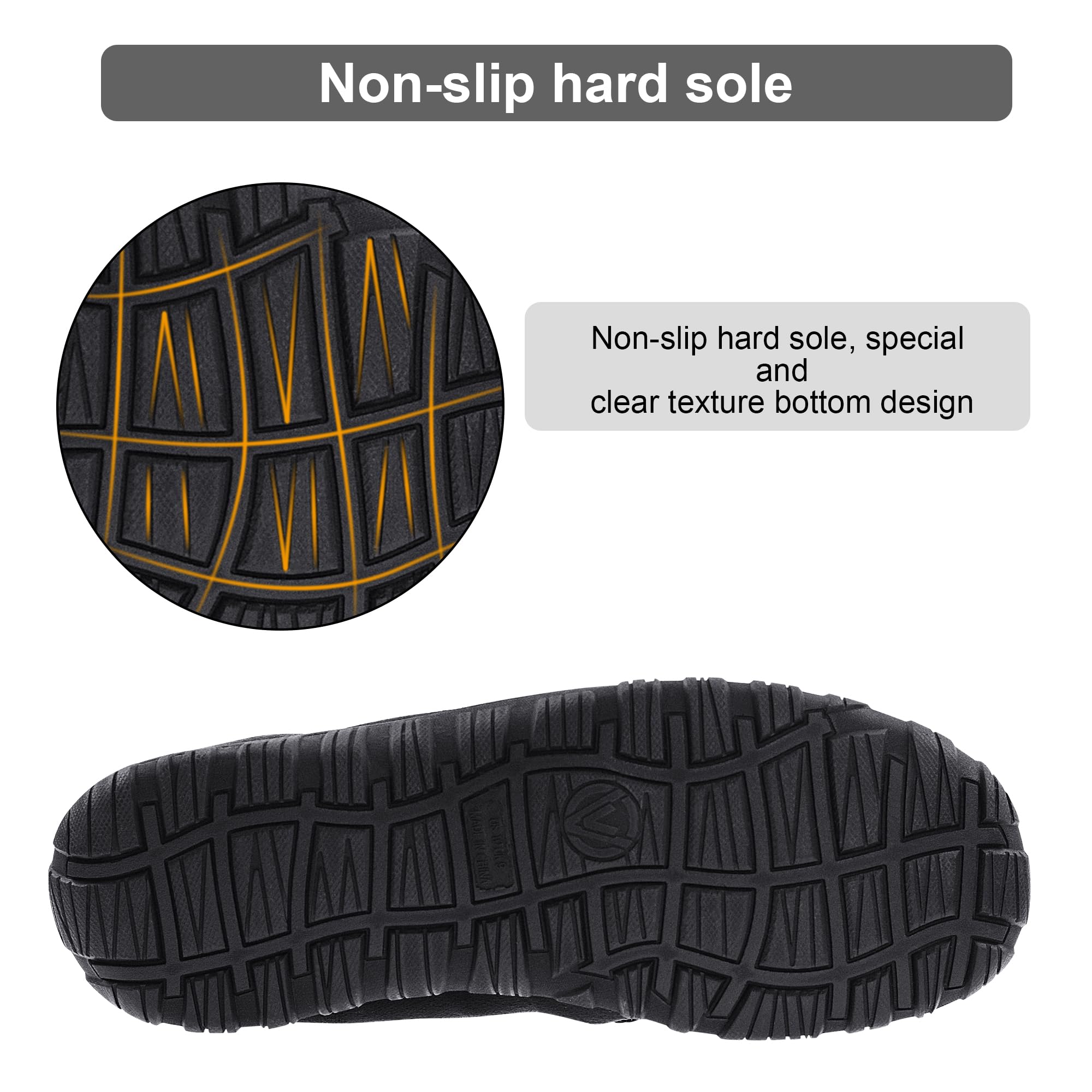Lulex Men's Memory Foam Slippers - Comfortable Indoor/Outdoor Moccasin House Shoes for Men - Perfect for Home, Garden, and Relaxation