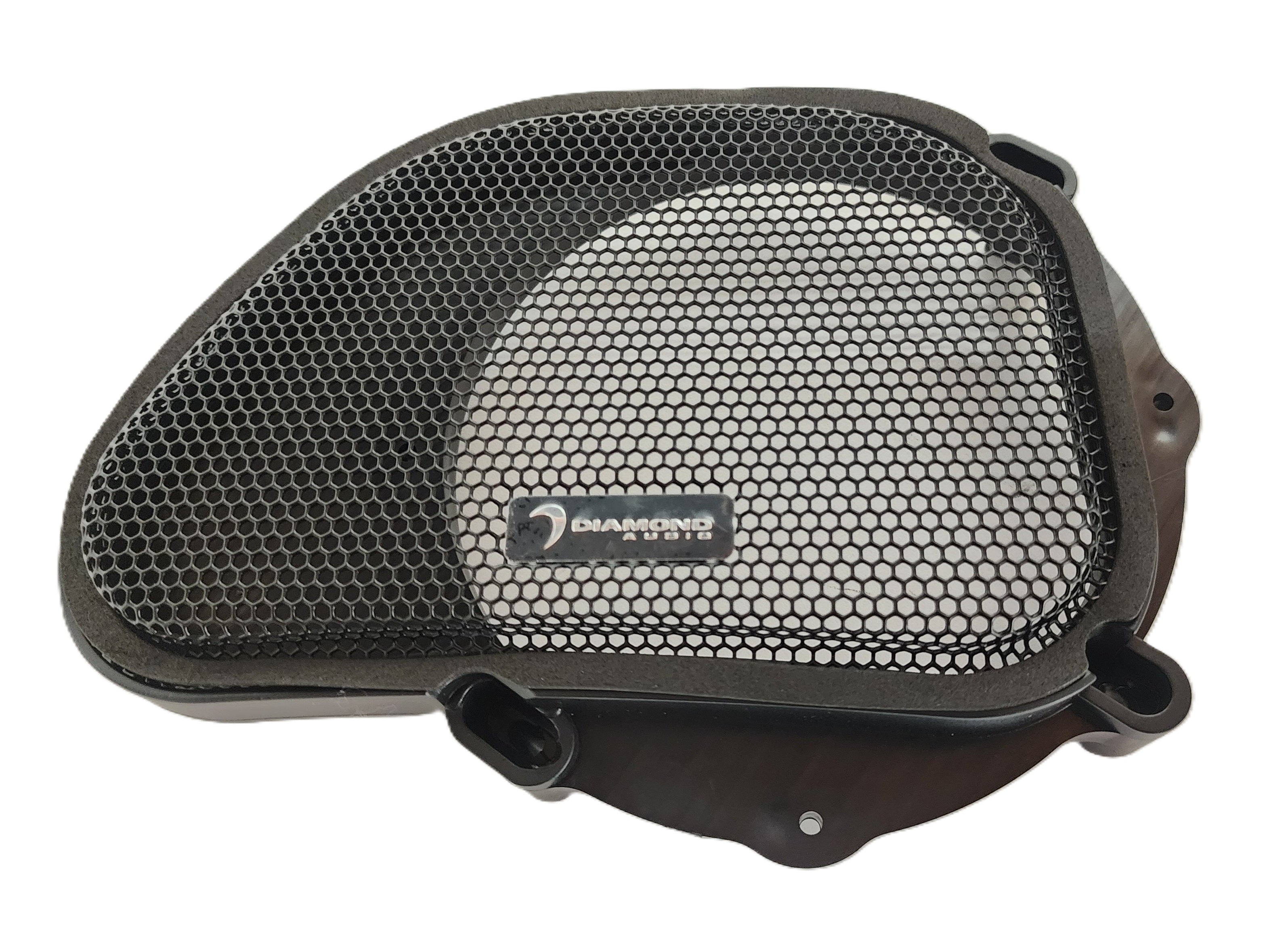1998-2013 Harley Davidson® Road Glide Fairing Grills with Diamond Logo (Pair) - DHDRG13 - Premium Motorcycle Accessories for Custom Bike Upgrades & Road Trips