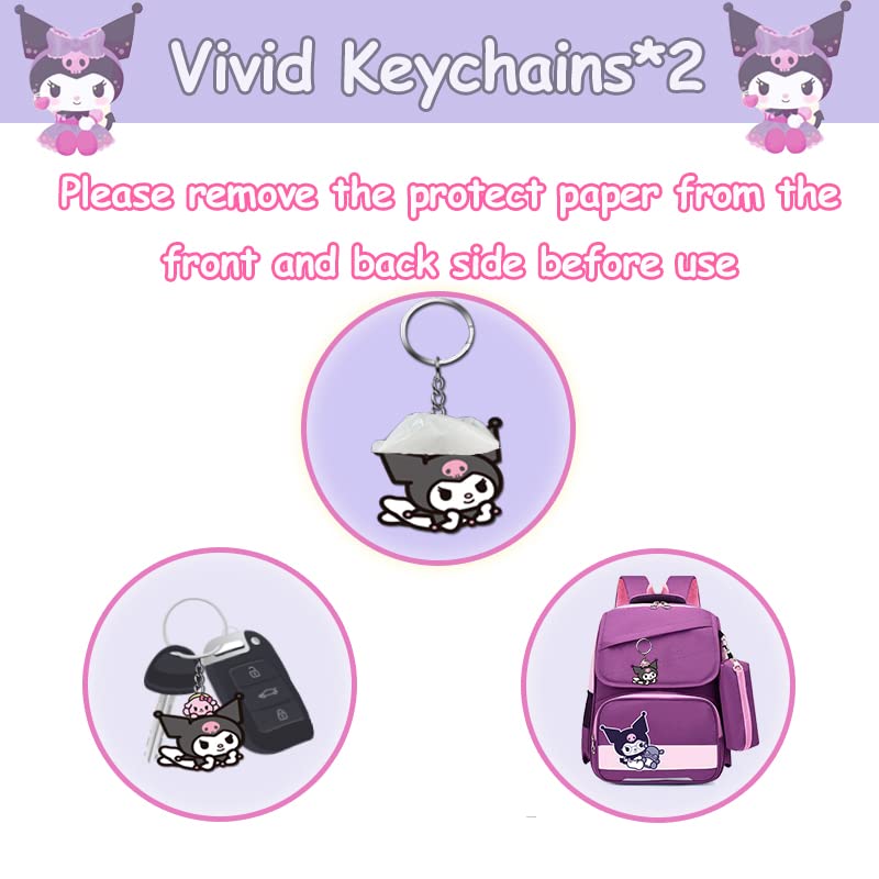 Cute Cartoon Stationery Set - Bookmarks, Pens, Card Holders, Lanyard, Sticky Notes, Ruler, Stickers, Button Badges & Keychains | Perfect for School, Office, Gifts & Kawaii Lovers