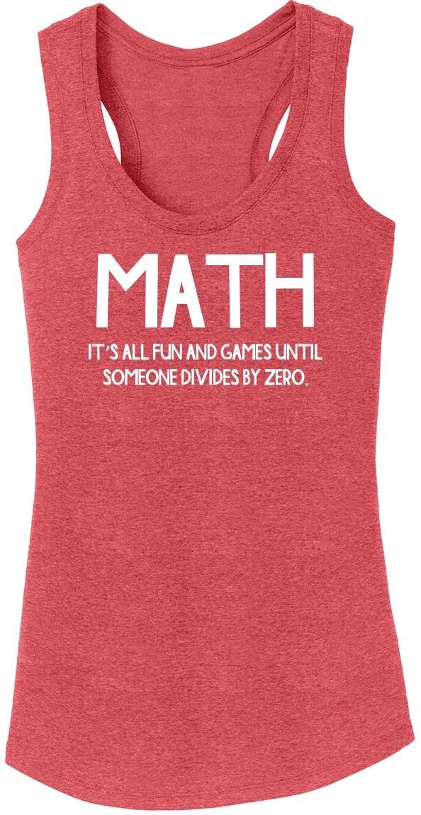 Funny Math Joke Women's Tri-Blend Tank Top - 