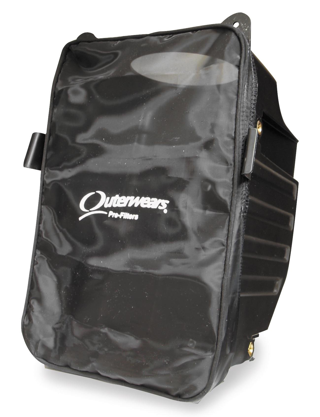 QuadBoss PRE-FILTER BLK OUTERWEARS Air Filter Cover - Universal Fit for ATV/UTV, Dirt Bikes & Off-Road Vehicles (Part# 20-1010-01) - Dust Protection & Enhanced Engine Performance