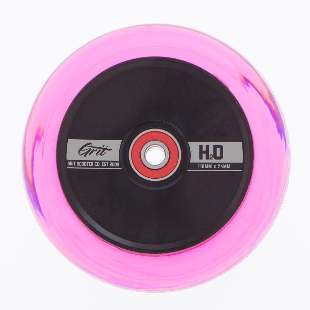 Grit H2O Hollow Core Scooter Wheel 110mm - 2 Pack - High-Performance Wheels for Smooth Riding on Streets & Parks