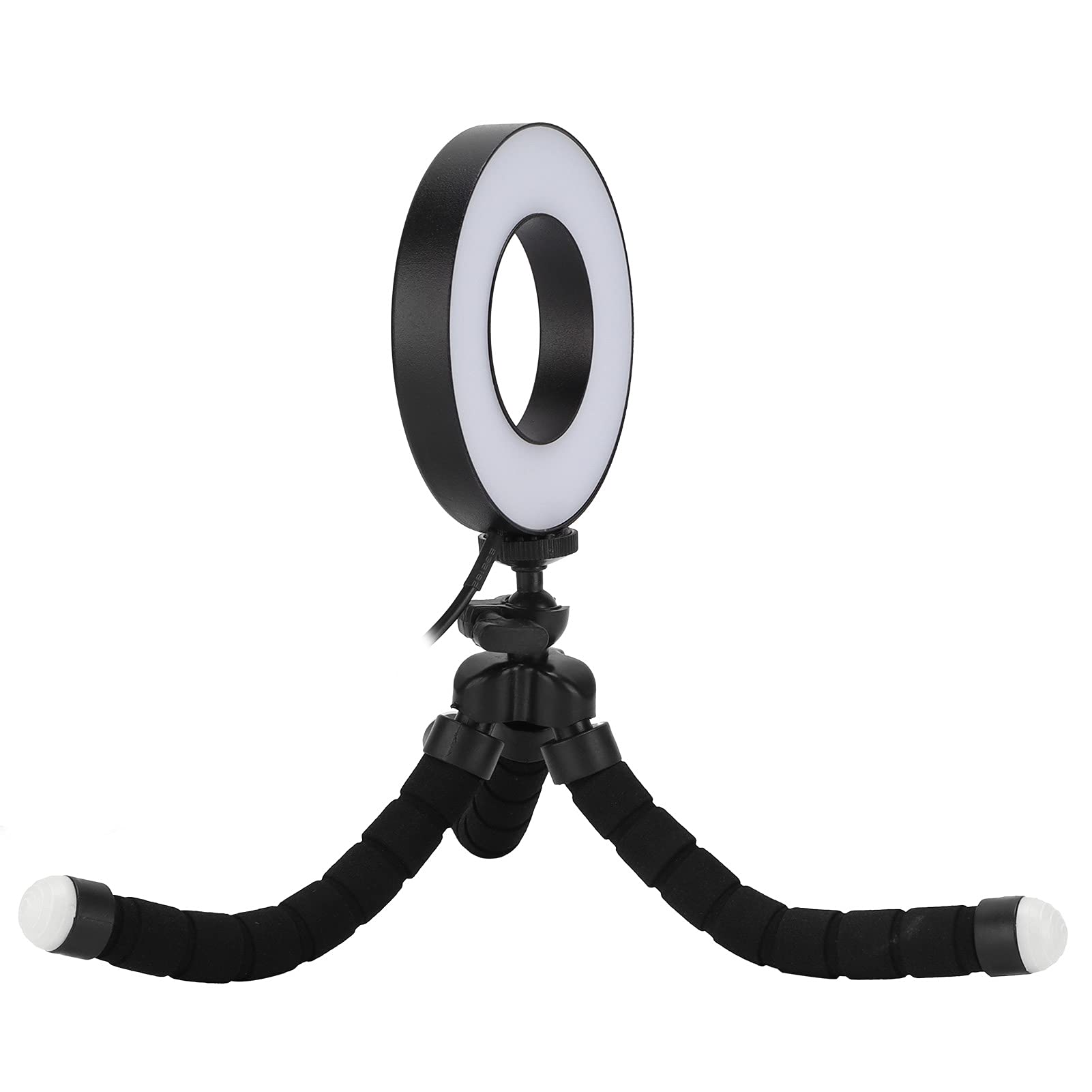 3.5 Inch LED Ring Light with Dimmable Brightness & USB Power - Perfect for Makeup, Manicure, Tattoo Salon, Photography, YouTube Live Streaming & Selfies - Includes Adjustable Tripod Stand for Professional Studio Lighting