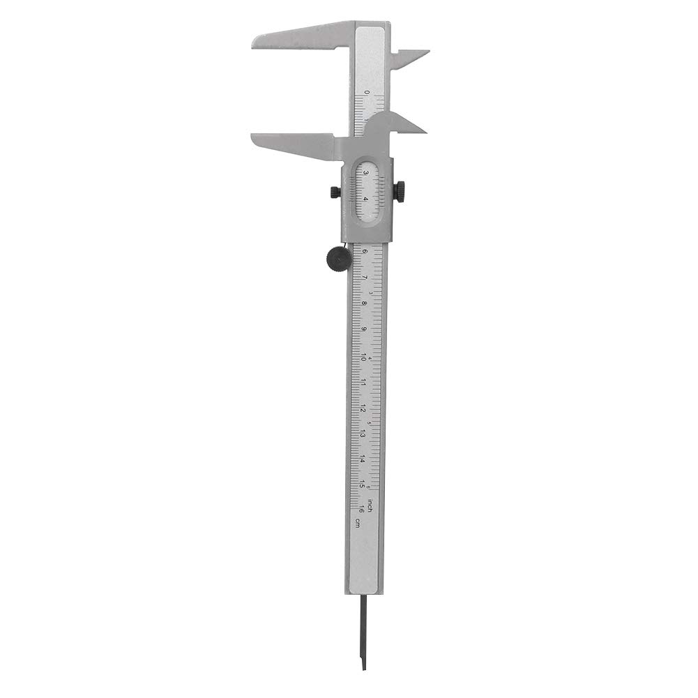 High Precision 6 Inch/150mm Stainless Steel Vernier Caliper - Digital & Analog Measuring Tool for Metalworking, Woodworking, and Engineering Projects