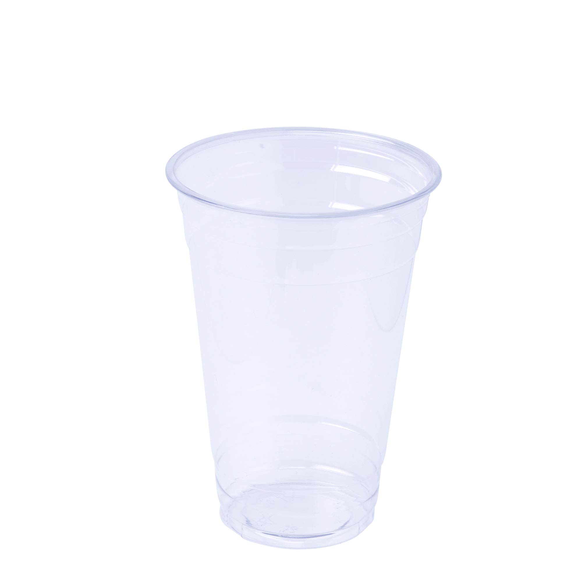 20 oz Clear Plastic Disposable Cold Cups - 50 Count Bulk Pack for Bubble Tea, Iced Coffee, Smoothies & Party Drinks | Perfect for Boba Shops, Cafés, and Home Entertaining