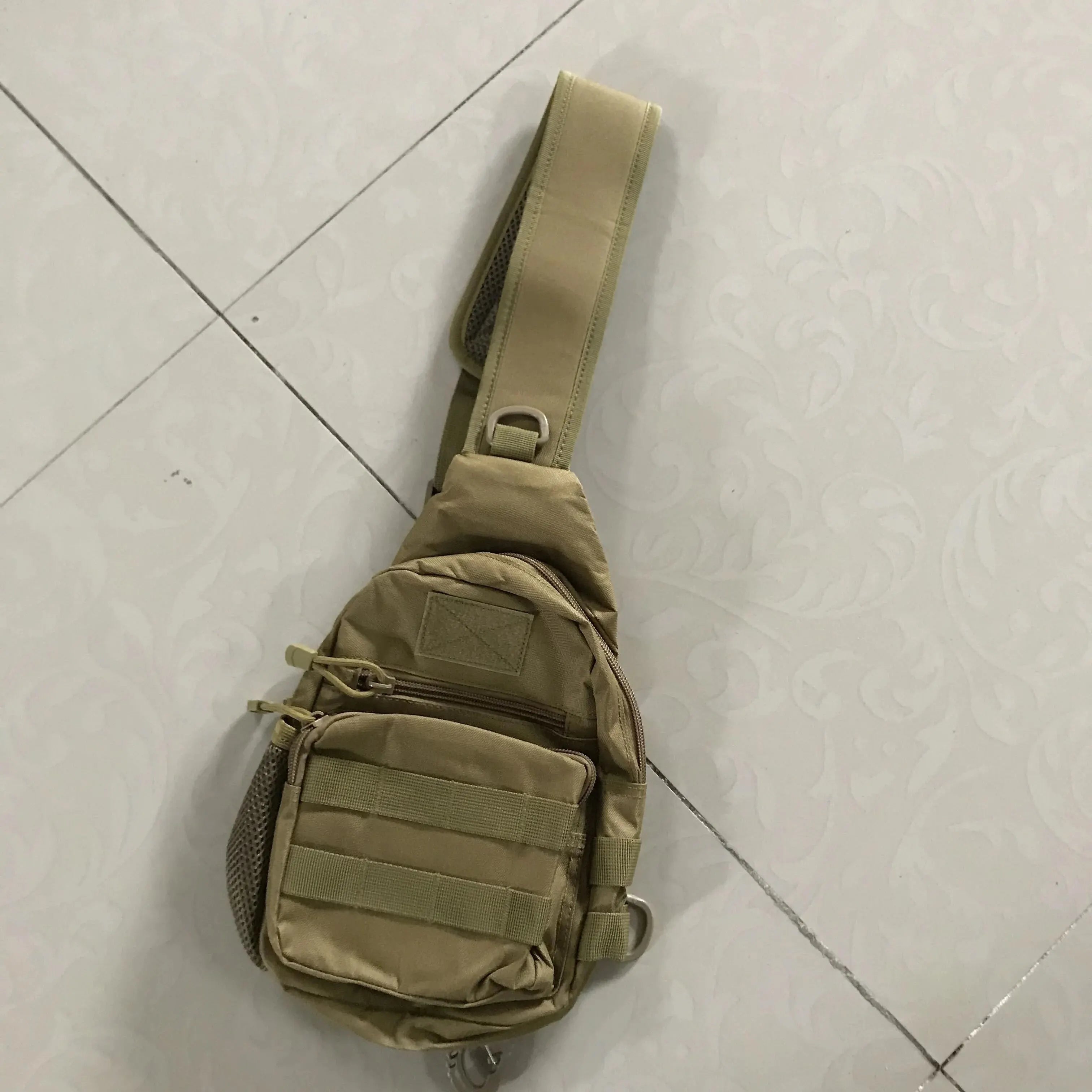 Tactical Military Shoulder Bag - Durable Nylon Chest Sling Backpack for Hiking, Outdoor Camping, Fishing & Trekking - Perfect for Adventure Travel, Survival Gear & Everyday Carry
