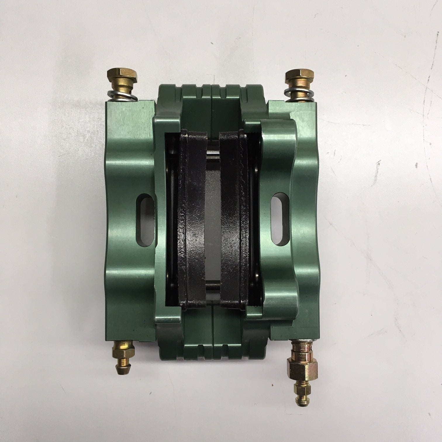 High-Performance Rear Brake Caliper for Mitsubishi Lancer EVO 10 - Green | Perfect for Racing & Street Performance Upgrades
