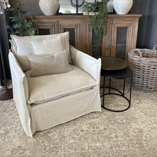 Antalya Beige/Ivory Floor Rug 170cm x 240cm (5.6ft x 7.9ft) - Soft Living Room Carpet for Home Decor, Bedroom Area Rug, Cozy Boho Chic Style