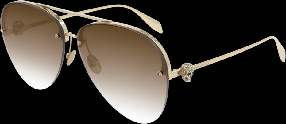Alexander McQueen AM0270S Sunglasses - Luxury Designer Shades for Men & Women | Perfect for Outdoor Activities, Travel & Fashion Statements