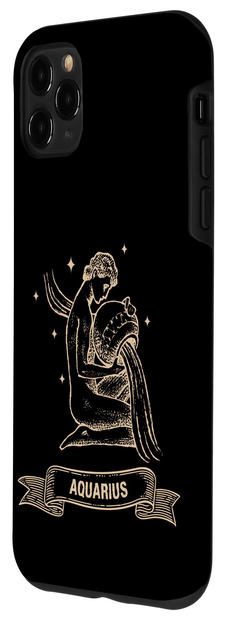 iPhone 11 Pro Max Case - Aquarius Zodiac Sign Constellation Design - Horoscope Gift for Men & Women - Perfect for Birthday, Anniversary & Astrology Lovers