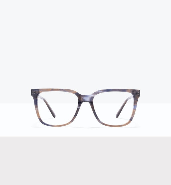 Stylish Oasis Eyeglasses for Men & Women - Lightweight Blue Light Blocking Glasses for Computer, Reading & Gaming - Trendy Prescription Eyewear Frames with UV Protection