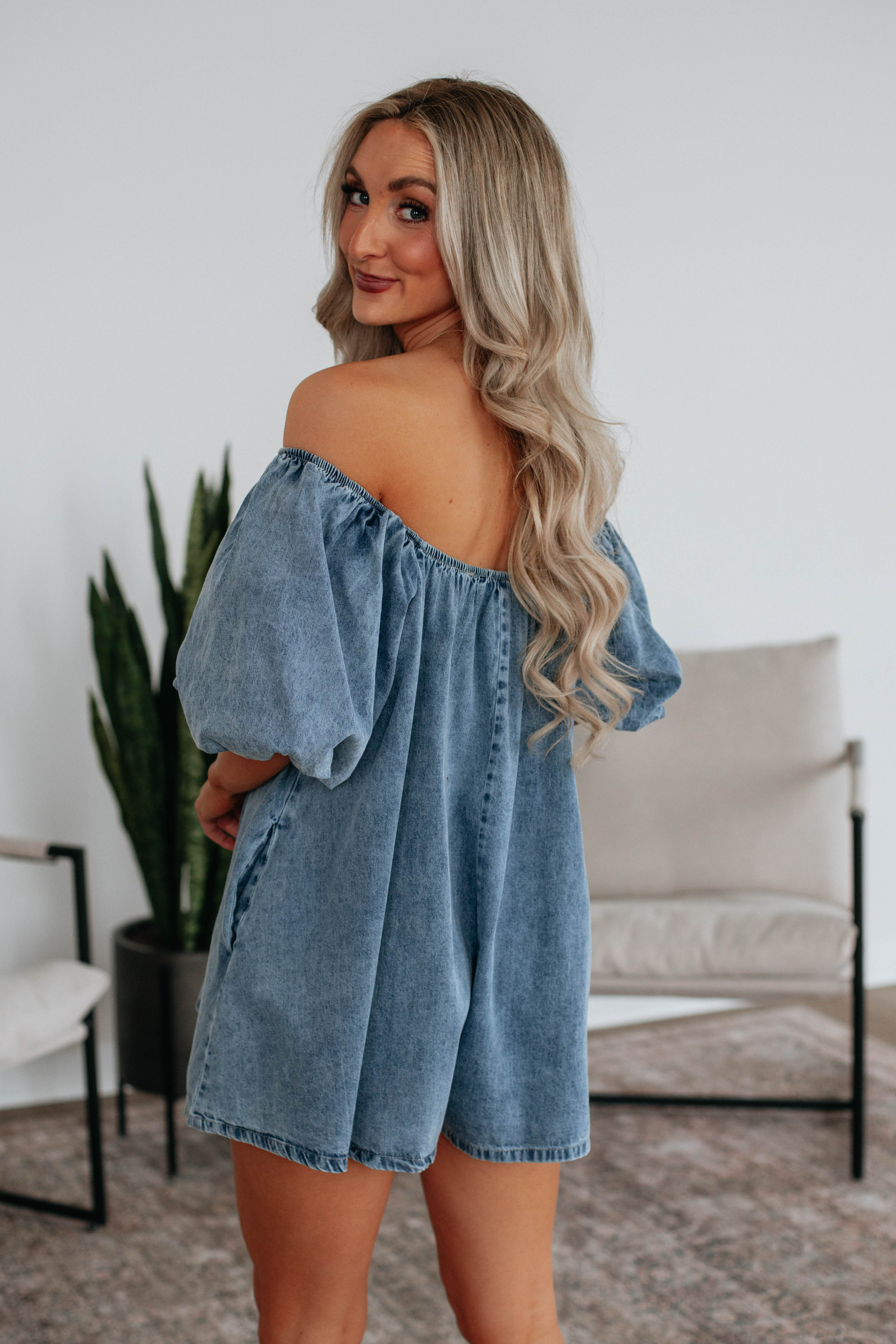 Chansley Women's Denim Romper Jumpsuit - Stylish Casual Outfit for Summer, Beach, and Outdoor Activities