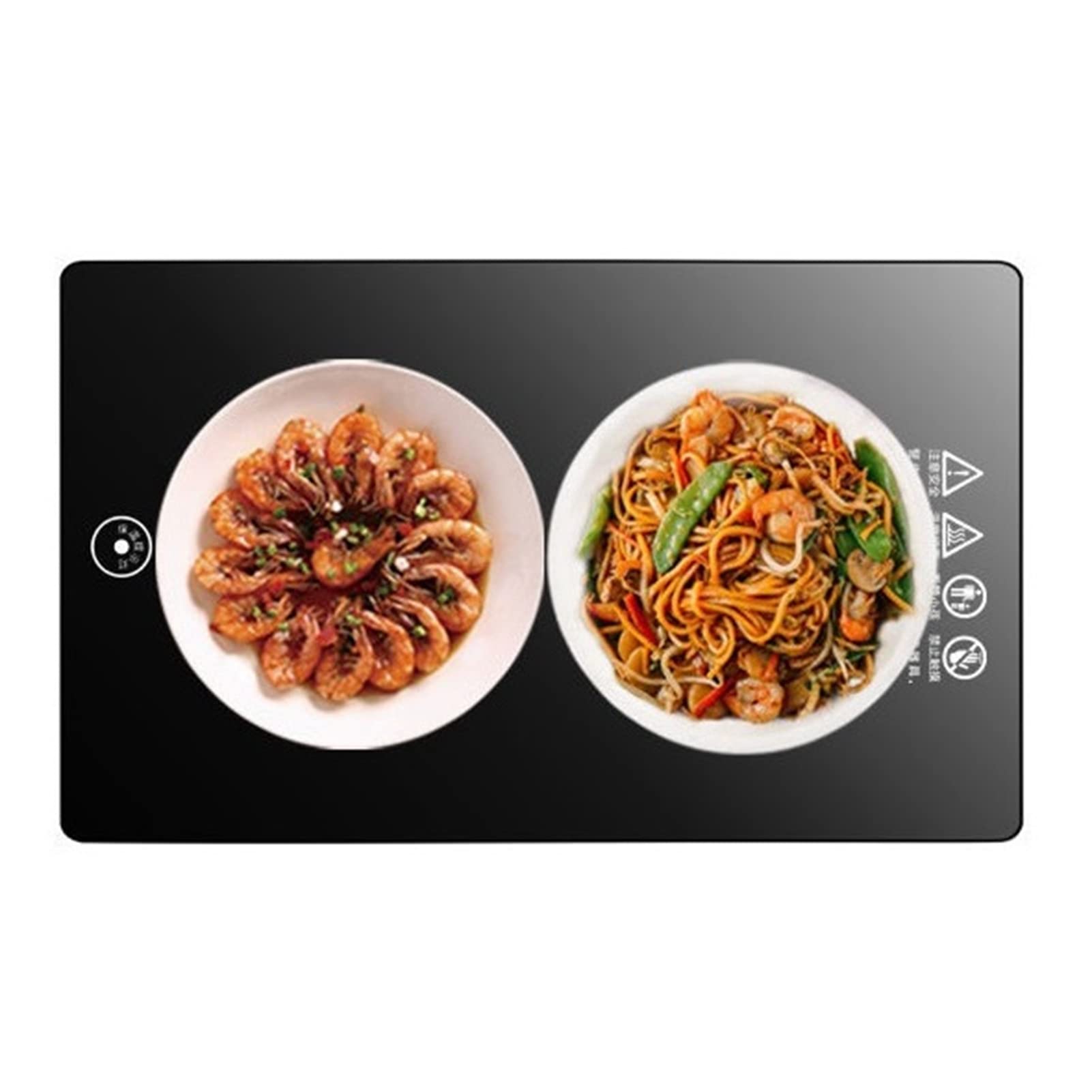 Electric Food Warmer Tray - Adjustable Temperature Hot Plate for Buffets, Parties & Home Dining | Keep Meals Warm for Entertaining & Family Gatherings