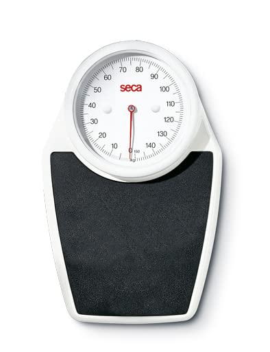 Seca 762 Mechanical Flat Scale with Large Dial - Accurate Weight Measurement in Lbs/Kg - Ideal for Home, Gym, and Medical Use