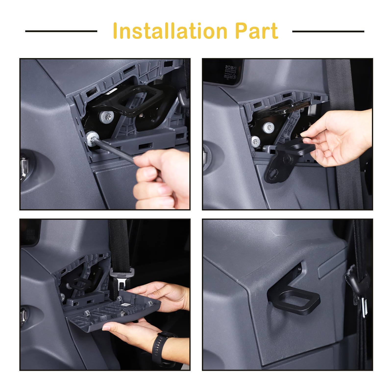 Ineos Grenadier 2020-2024 Rear Seat Backrest Adjustment Bracket - Heavy Duty Carbon Steel Car Seat Angle Adjuster | Interior Accessories Replacement for Comfort & Customization | Perfect for Off-Roading, Camping & Long Road Trips