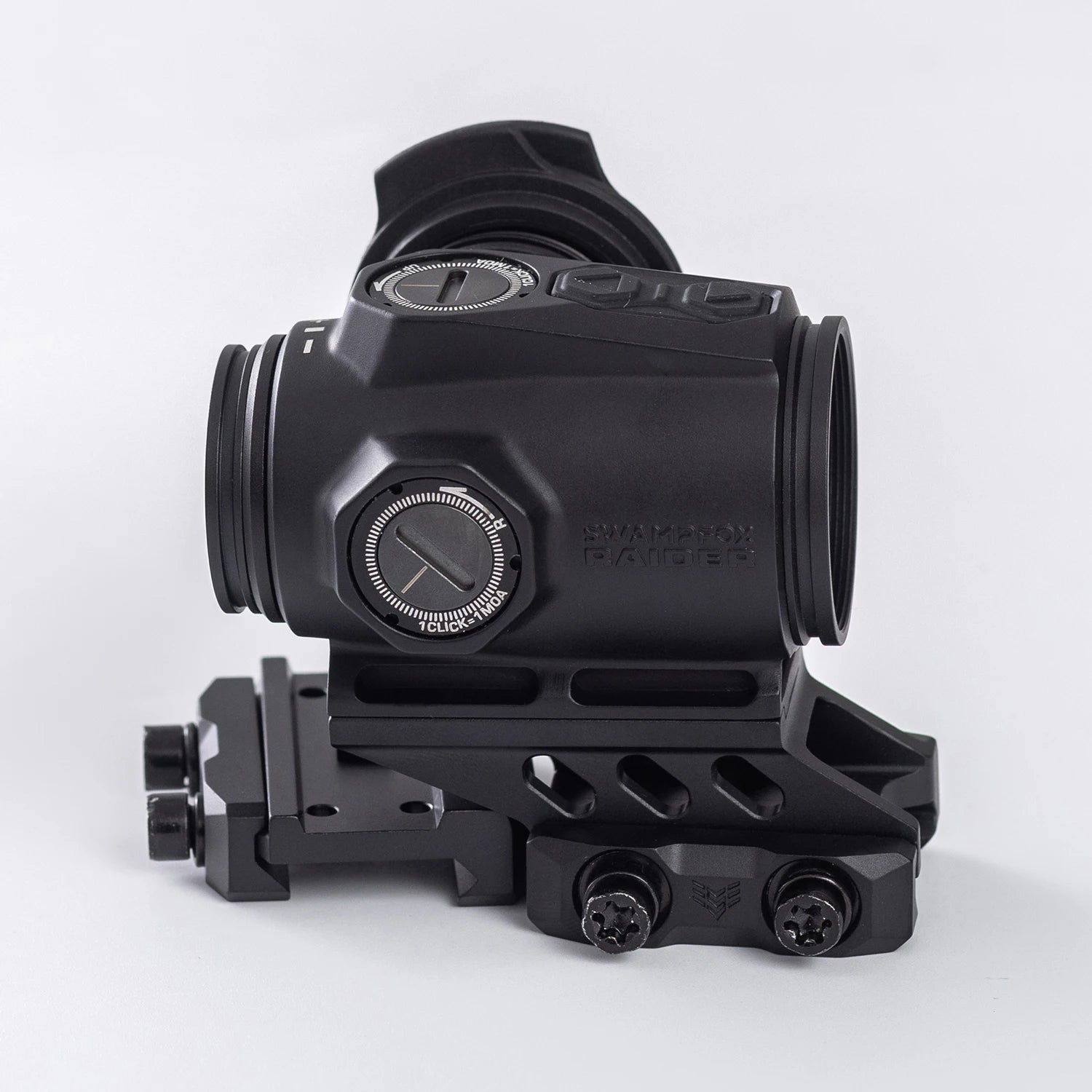 Raider 1x20 Micro Prism Sight - Green 6 MOA Dot Reticle Rifle Scope for AR-15 | Hunting & Tactical Shooting Accessories | Perfect for Close to Mid-Range Target Acquisition in Low Light Conditions