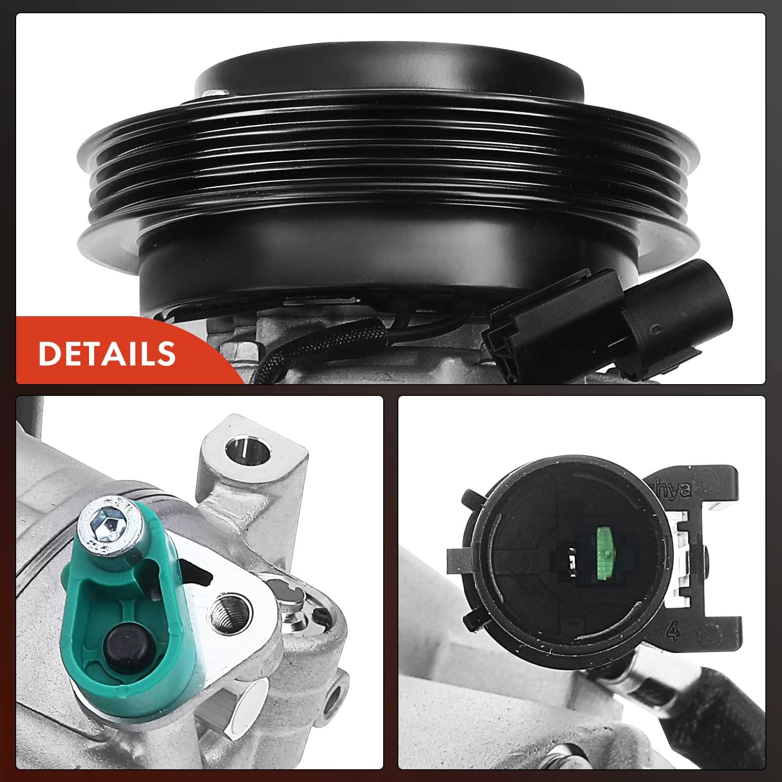 Premium A/C Compressor with Clutch for Hyundai Elantra 2.0L 2007-2012 - Replacement Part for Cool & Comfortable Driving in Hot Weather