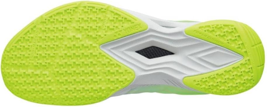 Yonex Aerus Z2 Wide Unisex Badminton Shoes - Lightweight Court Shoes for Men & Women in Yellow/Gray | Perfect for Indoor Badminton & Squash Games