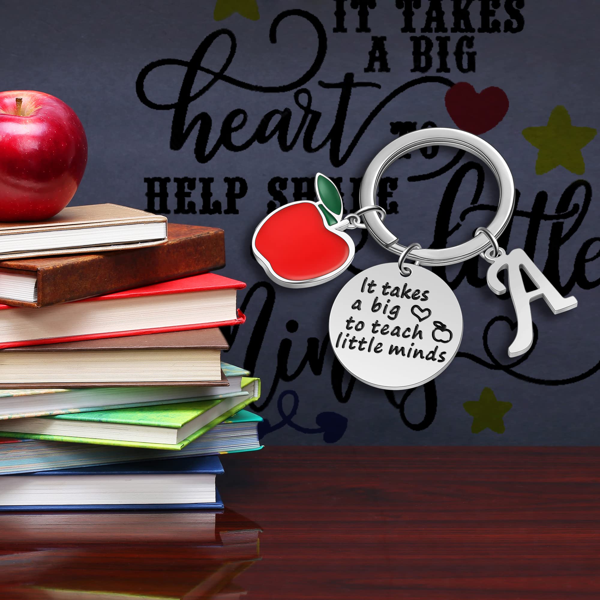 Best Teacher Appreciation Gifts for Women - Personalized Teacher Keychain - Thoughtful Student Gift for Educators - Perfect for End of Year, Christmas & Thank You Presents