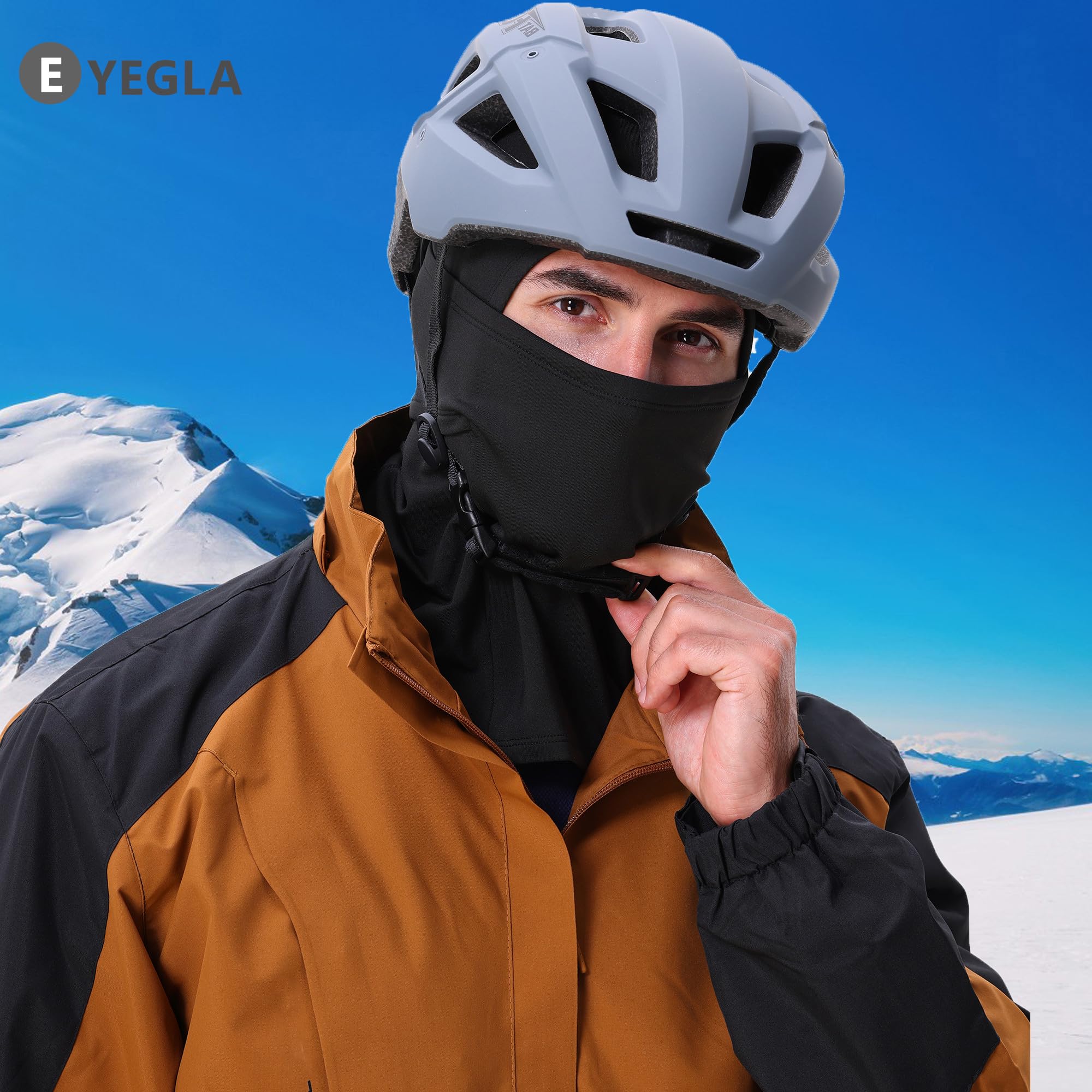 Men's Winter Balaclava Ski Mask - Thermal Face Cover for Cold Weather - Motorcycle, Snowboard, Cycling & Outdoor Activities