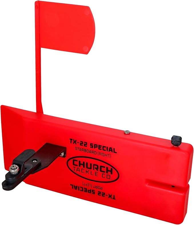 Church Tackle TX-22 Special Reversible Planer Board for Trolling - Heavy Duty Fishing Planer Boards for Walleye, Salmon & Trout - Perfect for Lake & Offshore Fishing