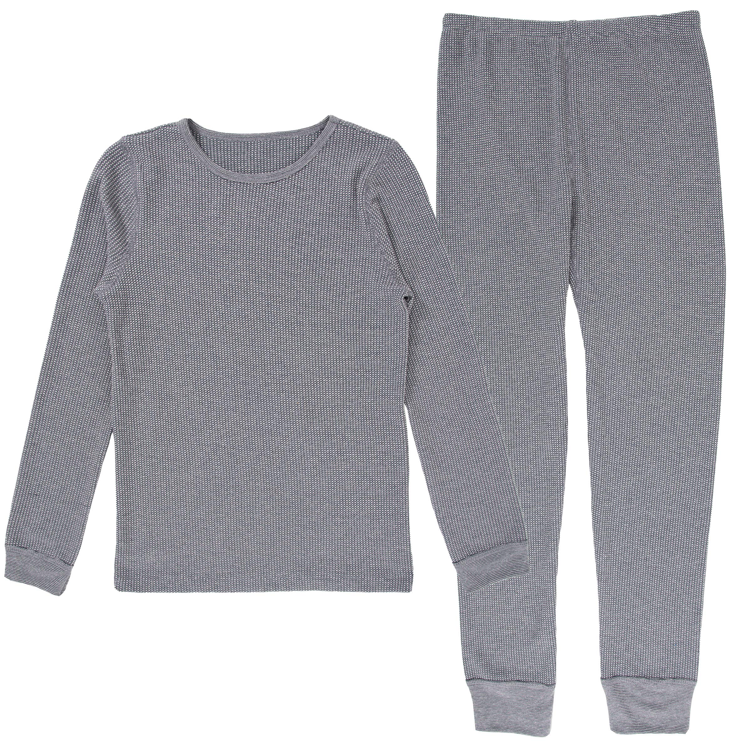 Fruit of the Loom Girls' Premium Thermal Waffle Underwear Set - Soft Cotton Long Underwear for Winter - Perfect for Cold Weather, Layering & Outdoor Activities