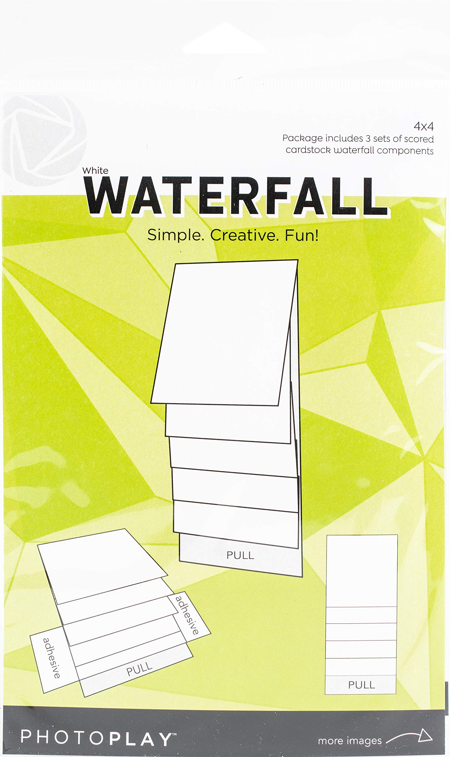 PHOTOPLAY Maker Series 4X4 White Waterfall Puzzle - Creative Brain Teaser for Adults & Kids | Perfect for Family Game Night, Classroom Activities & Stress Relief