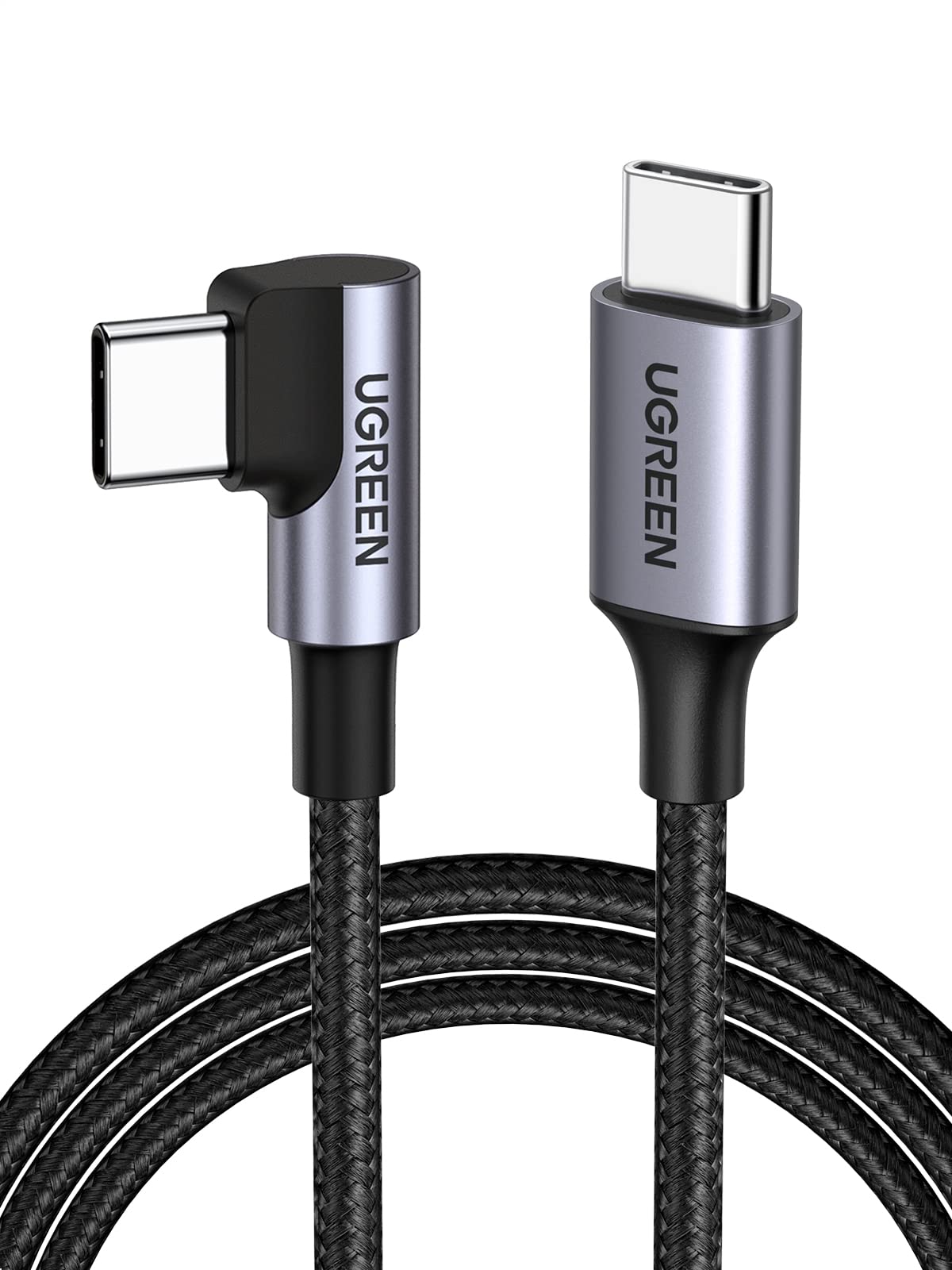 UGREEN 52.5W USB C Car Charger with 60W Right Angle USB C to C Cable - Fast Charging for iPhone 15/14/13, Samsung Galaxy, iPad - Perfect for Road Trips & Travel Accessories