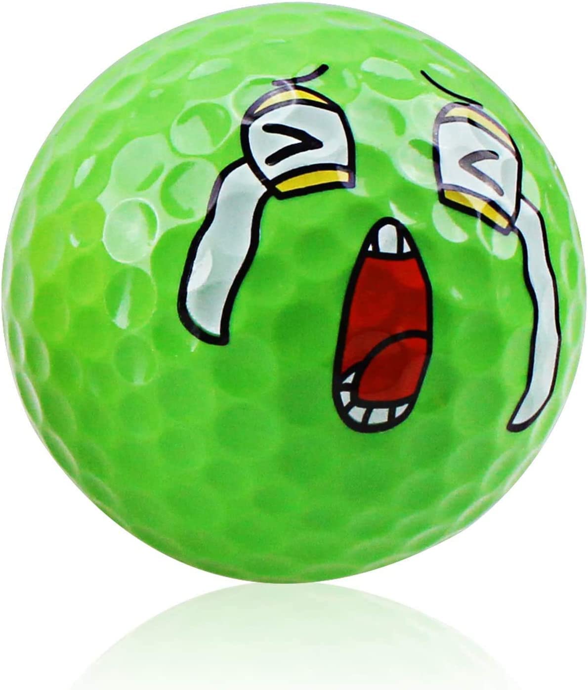 Kahuayi Funny Colored Golf Balls - High Visibility Practice Golf Balls for Distance Training (6 Pack) | Perfect for Beginners, Night Golf & Driving Range Practice