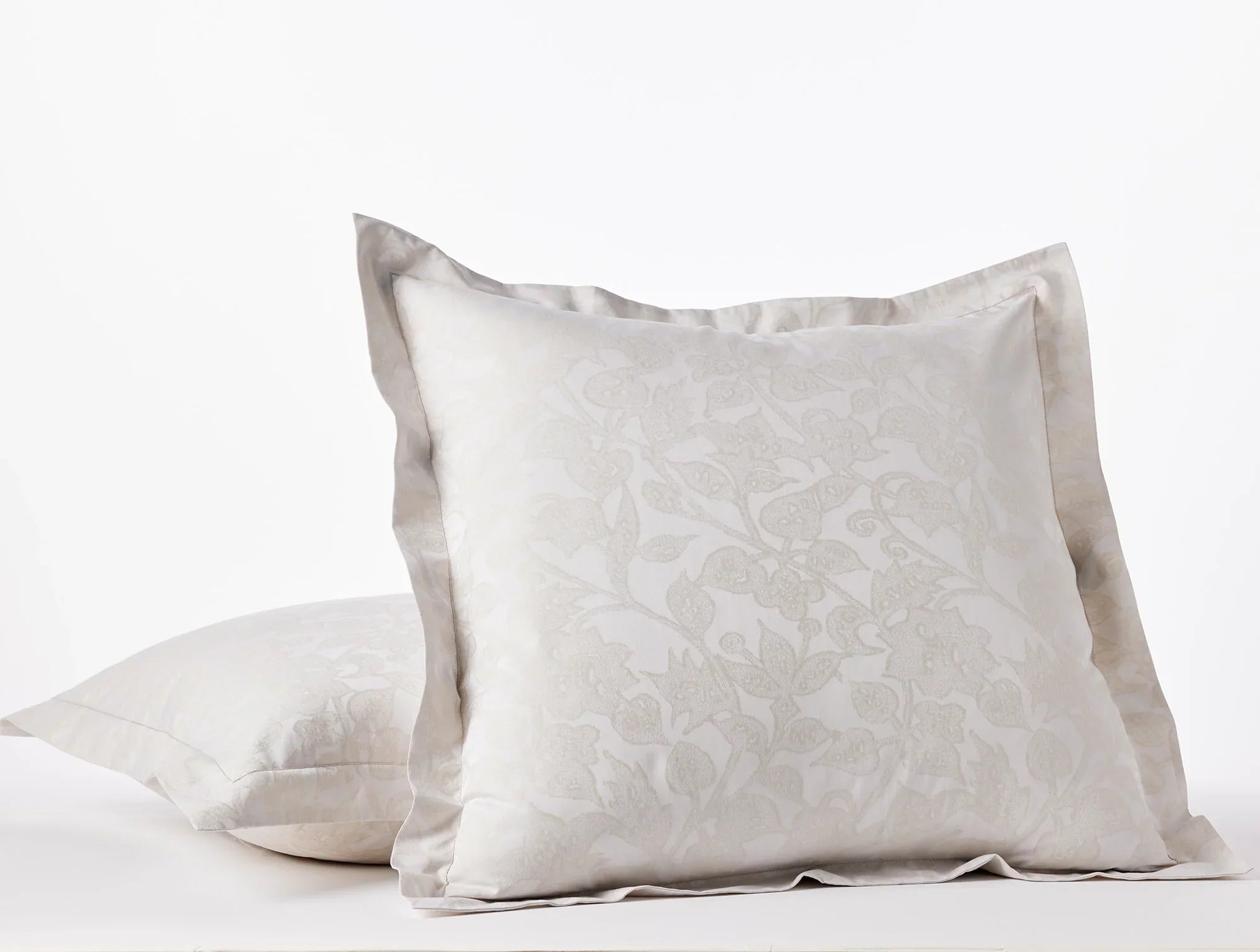 Heritage Organic Percale Jacquard Duvet Cover Set - 100% Cotton Luxury Bedding for Hotel & Home Use - Perfect for Master Bedroom, Guest Room & Vacation Homes